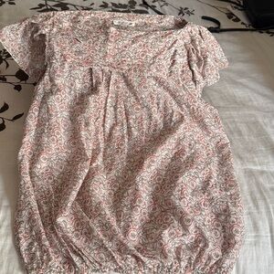 Floral Print Women's Tunic Top